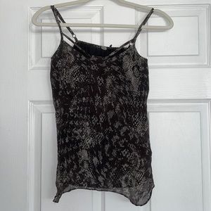 Cute snake print dressy top